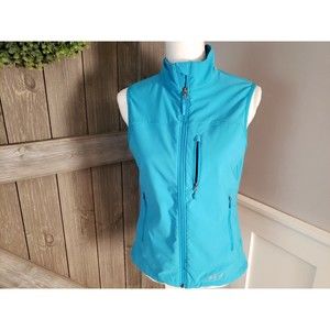 Marmot Tempo Vest Women’s Sz S Full Zip Stretch Fabric